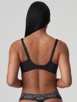 PrimaDonna Twist Rose Sauvage Balcony Bra -PRIMADONNA Shop 0242082RoseSauvagePaddedBalconyBraBlackBlueBack