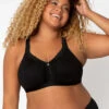 Curvy Couture Wire Free Bra -PRIMADONNA Shop 1010wirefreebrablackfront