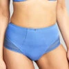 Panache Serene High Waist Brief -PRIMADONNA Shop 10303SereneHighWaistBriefCornflowerFrontEdited