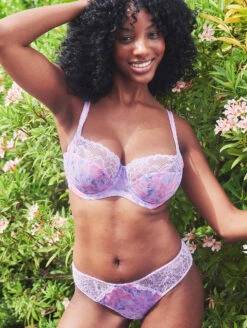 Panache Jasmine Brazilian 9 Panache Jasmine Brazilian -PRIMADONNA Shop 6951AJasmineBalconnetteBra6953BrazilianBriefBlossomFrontLifestyleEdited