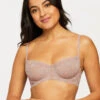 Montelle Flirt Lace Demi Cup Bra 1 Montelle Flirt Lace Demi Cup Bra -PRIMADONNA Shop 9312FlirtDemiBraMoonshellFrontedit