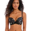 Freya Daydreaming Plunge Bra 1 Freya Daydreaming Plunge Bra -PRIMADONNA Shop AA400831FreyaDaydreamingMouldedPlungeT ShirtBraCelestialFrontEdit