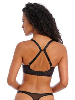 Freya Show Off Moulded Plunge Bra -PRIMADONNA Shop AA401631PlungeBraBlackBackCrossedBack