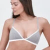 Skarlett Blue Adorned Cotton Bralette -PRIMADONNA Shop AdornedCottonBralette325211HeatherGreyFront
