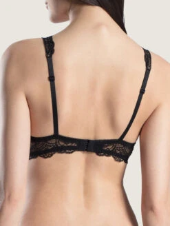 Aubade Danse Des Sens Triangle Plunge Bra 7 Aubade Danse Des Sens Triangle Plunge Bra -PRIMADONNA Shop AubadeDanseDesSensTriangleBraOG12BlackBack