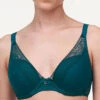 Chantelle Alto Plunge Bra 2 Chantelle Alto Plunge Bra -PRIMADONNA Shop ChantelleAltoPlungeBra12L2EastGreenFront