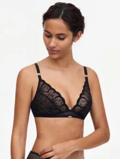 Chantelle Fleurs Bralette -PRIMADONNA Shop ChantelleFleursBraletteBlack12M8Side