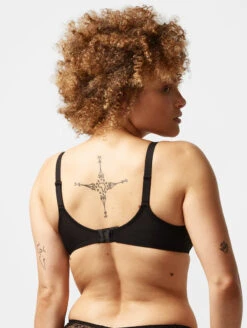 Chantelle Fleurs Demi Bra -PRIMADONNA Shop ChantelleFleursDemiBraBlack12M5Back