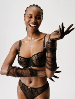 Chantelle Fleurs Demi Bra -PRIMADONNA Shop ChantelleFleursDemiBraBlack12M5Fashion