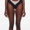 Chantelle Midnight Flowers Shorty -PRIMADONNA Shop ChantelleMidnightFlowersC12N4BlackShortyFront