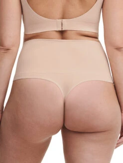 Chantelle Smooth Comfort High Waist Thong 7 Chantelle Smooth Comfort High Waist Thong -PRIMADONNA Shop ChantelleSmoothComfortHighWaistThong10U9SiroccoBack
