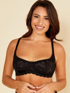Cosabella Never Say Never Balconette Bra -PRIMADONNA Shop CosabellaNSNBalconetteBraBlackNEVER1162FrontAlt