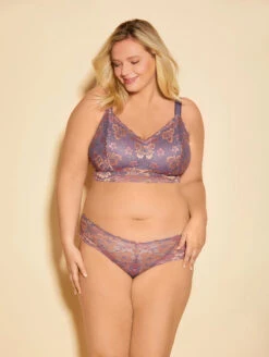 Cosabella Savona Ultra Curvy Longline Bralette -PRIMADONNA Shop CosabellaSavonaUltraCurvyLonglineBraletteSavon1385BoyshortHotpantSavon0723HimalayanSky