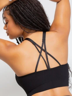 Curvy Couture Smooth Longline -PRIMADONNA Shop CurvyCoutureSmoothLonglineBra1332BlackBack2