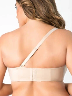 Curvy Couture Strapless Bra 22 Curvy Couture Strapless Bra -PRIMADONNA Shop CurvyCoutureStraplessBraBombshell1211BackStrapAlt