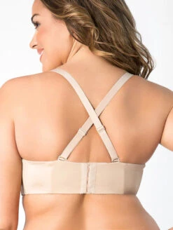 Curvy Couture Strapless Bra 23 Curvy Couture Strapless Bra -PRIMADONNA Shop CurvyCoutureStraplessBraBombshell1211BackStrapAlt2