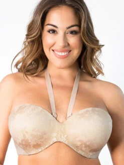 Curvy Couture Strapless Bra 18 Curvy Couture Strapless Bra -PRIMADONNA Shop CurvyCoutureStraplessBraBombshell1211FrontStrapAlt2