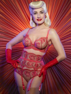 Dita Von Teese Evelina Bra 9 Dita Von Teese Evelina Bra -PRIMADONNA Shop DitaVonTeeseEvelinaBraBloodOrangeD59023FullSet
