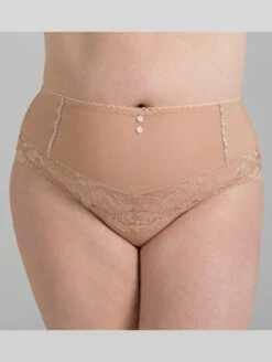 Ewa Michalak Nugatowy Hi-Waist 9 Ewa Michalak Nugatowy Hi-Waist -PRIMADONNA Shop Ewa Michalak Nugatowy Hi Waist S 4