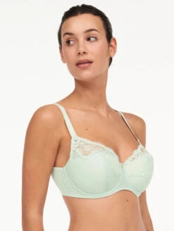 Femilet Marylin Padded Demi Bra -PRIMADONNA Shop FemiletMarylinDemiBra9376GreenLilySide
