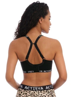 Freya Dynamic Sports Bra -PRIMADONNA Shop FreyaDynamicSportsBraPureLeoBlackAC4014BackAlt