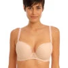 Freya Tailored Moulded Plunge Bra -PRIMADONNA Shop FreyaTailoredMouldedPlungeBraAA401131LatteNaturalFront