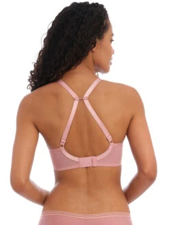 Freya Tailored Moulded Plunge Bra -PRIMADONNA Shop FreyaTailoredMouldedPlungeT shirtBraAshRoseAA401131Back2