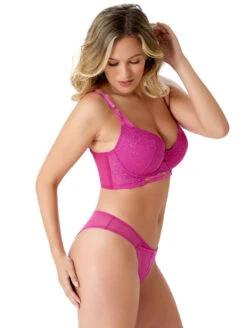 Gossard Suspense Cheeky Short -PRIMADONNA Shop GossardSuspenseCheekyPanty19904PaddedPlungeBra19901FuchsiaFront