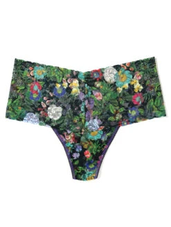 Hanky Panky Retro Thong -PRIMADONNA Shop HankyPankyRetroThongVoicesontheVerandaPR9K1926XFlat