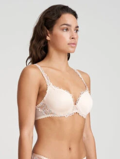 Marie Jo Jane Padded Heart Shape Bra -PRIMADONNA Shop MarieJoJaneHeartShapedBraPalePeach0101336Side