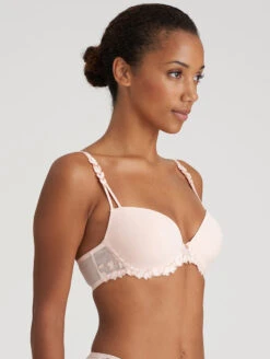 Marie Jo Leda Padded Plunge Bra -PRIMADONNA Shop MarieJoLedaPaddedPlungeBraGlossPink0102526Side