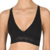 Natori Bliss Perfection Bralette 1 Natori Bliss Perfection Bralette -PRIMADONNA Shop NatoriBlissPerfectionBralette765154BlackFront