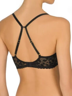 Natori Cherry Blossom Plunge Bra -PRIMADONNA Shop NatoriCherryBlossomConvertibleBra721191BlackBack2