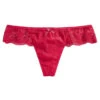 The Little Bra Company Lucia Lace Thong -PRIMADONNA Shop P004TLuciaLaceThongRedFlatlay
