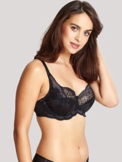 Panache Clara Bra -PRIMADONNA Shop PanacheClaraBraCharcoalBlack7255Side