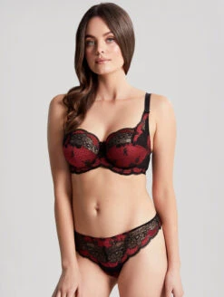 Panache Clara Thong 10 Panache Clara Thong -PRIMADONNA Shop PanacheClaraThongNoirRuby7259Set