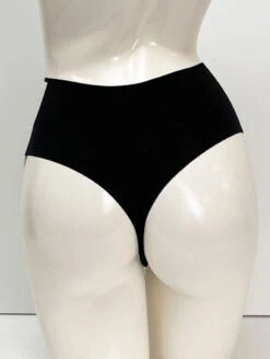Panty Promise High Waist Thong -PRIMADONNA Shop PantyPromiseHighWaistThongBlackHWTHOBackPetite