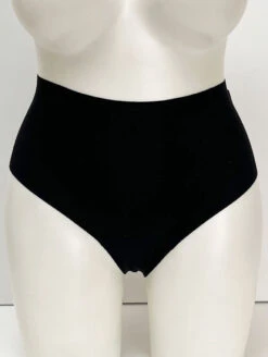 Panty Promise High Waist Thong -PRIMADONNA Shop PantyPromiseHighWaistThongBlackHWTHOFrontPlus