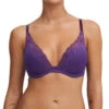 Passionata Brooklyn Plunge Bra 2 Passionata Brooklyn Plunge Bra -PRIMADONNA Shop PassionataBrooklynPlungeBra5701PansyFront
