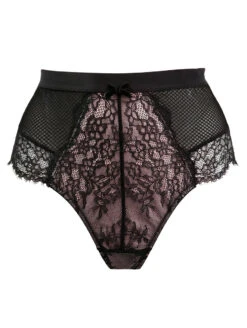 Pour Moi Dark Romance Lace-Up Brief 8 Pour Moi Dark Romance Lace-Up Brief -PRIMADONNA Shop PourMoiDarkRomanceLace UpBriefBlack21703FrontFlat