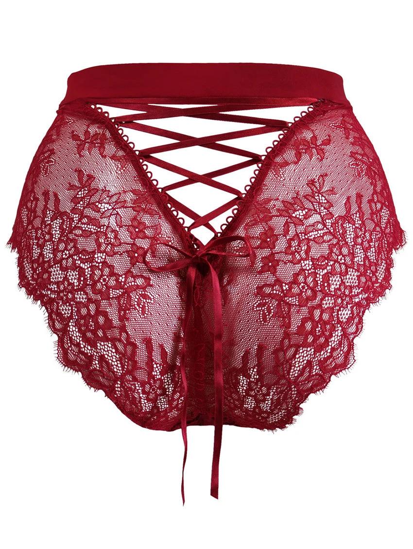 Pour Moi Dark Romance Lace-Up Brief 6 Pour Moi Dark Romance Lace-Up Brief - Image 4