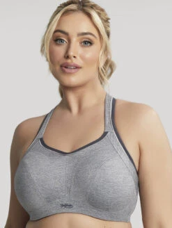 Sculptresse Sports Bra -PRIMADONNA Shop SculptresseSportsBraCharcoal9441Front