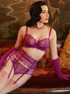 Dita Von Teese Vedette Balcony Bra -PRIMADONNA Shop Shockingvioletfashion