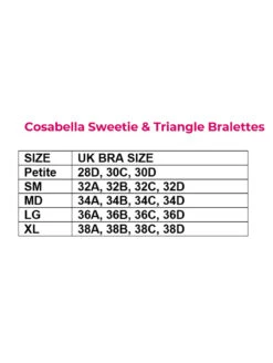 Cosabella Never Say Never Sweetie Bralette -PRIMADONNA Shop SweetieandTriangleSizeChartCarousel b99bfe14 016c 46d2 9f97 a04e89c787b4