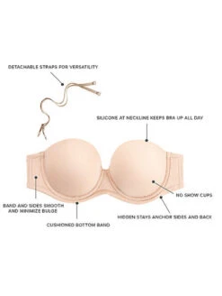 Wacoal Strapless Bra -PRIMADONNA Shop Wacoal Strapless Bra S 4