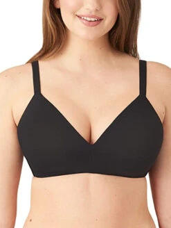 Wacoal How Perfect Wire Free T-Shirt Bra -PRIMADONNA Shop WacoalHowPErfectWireFreeBraBlack852189Front