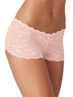 B.Tempt'd Inspired Eyelet Boyshorts -PRIMADONNA Shop btemptdInspiredEyeletBoyshortsRoseSmoke945219Side