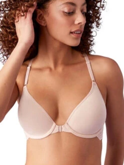 B.Tempt'd Inspired Eyelet Front Closure Bra -PRIMADONNA Shop btemptdInspiredEyeletFrontCloseBraRoseSmoke953219FrontAlt