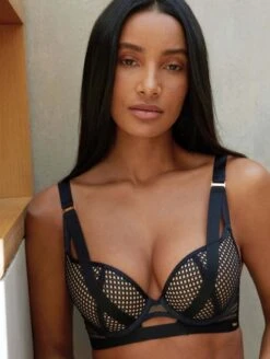 Gossard Pulse Mesh Longline Plunge Bra -PRIMADONNA Shop gossardpulsemeshlonglineplungebra