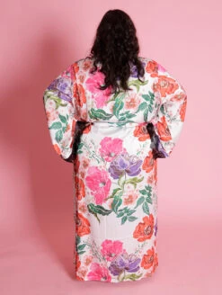 Kilo Brava The Satin Maxi Robe 8 Kilo Brava The Satin Maxi Robe -PRIMADONNA Shop 17015TheSatinMaxiRobeFloralPrintBackEdit